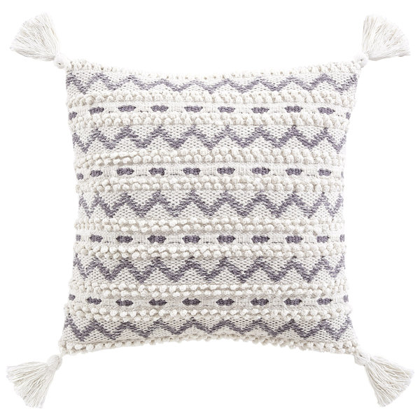 Brielle Tassels Cotton Throw Pillow & Reviews Wayfair